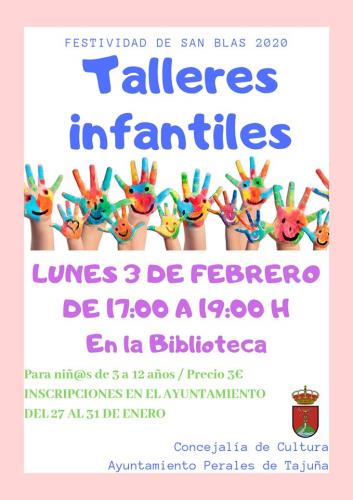 Talleres Infantiles por la Festividad de San Blas