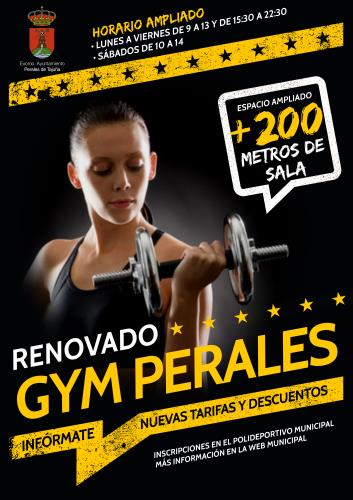 Gym Perales reabre sus puertas con horario ampliado
