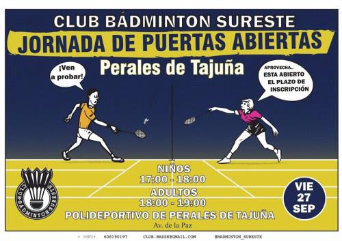 Jornada de Puertas Abiertas Club de Bádminton Sureste