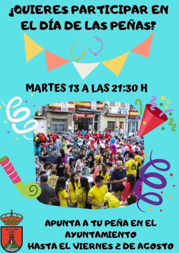 ¿Quieres Participar en el Día de las Peñas?