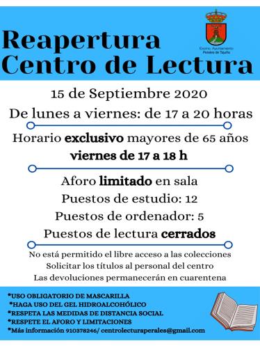 Reapertura del Centro de Lectura