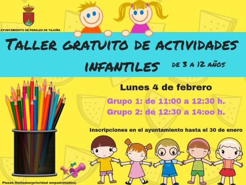 Taller Gratuito de Actividades Infantiles