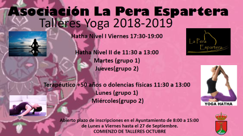 Talleres de Yoga 2018/2019