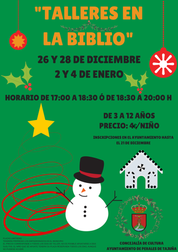 Talleres Navideños en la Biblioteca