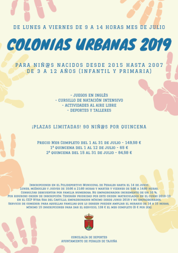 Colonias Urbanas 2019