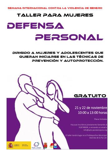 Taller de Defensa Personal para Mujeres