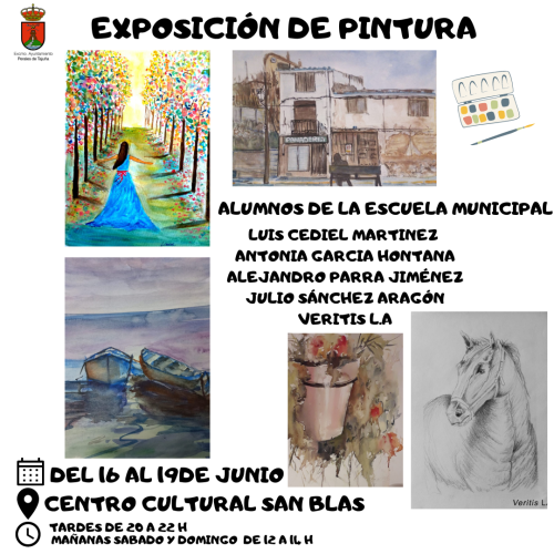 Exposición de Pintura de los Alumnos de la Escuela Municipal