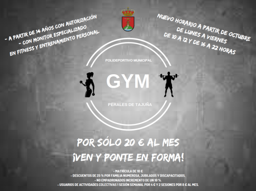 ¡Ven y Ponte en Forma en GYM PERALES!