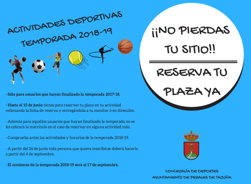 Actividades Deportivas Perales Temporada 2018-19