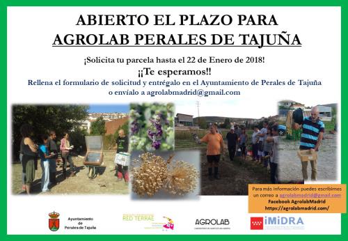 Abierto el plazo para Agrolab Perales de Tajuña