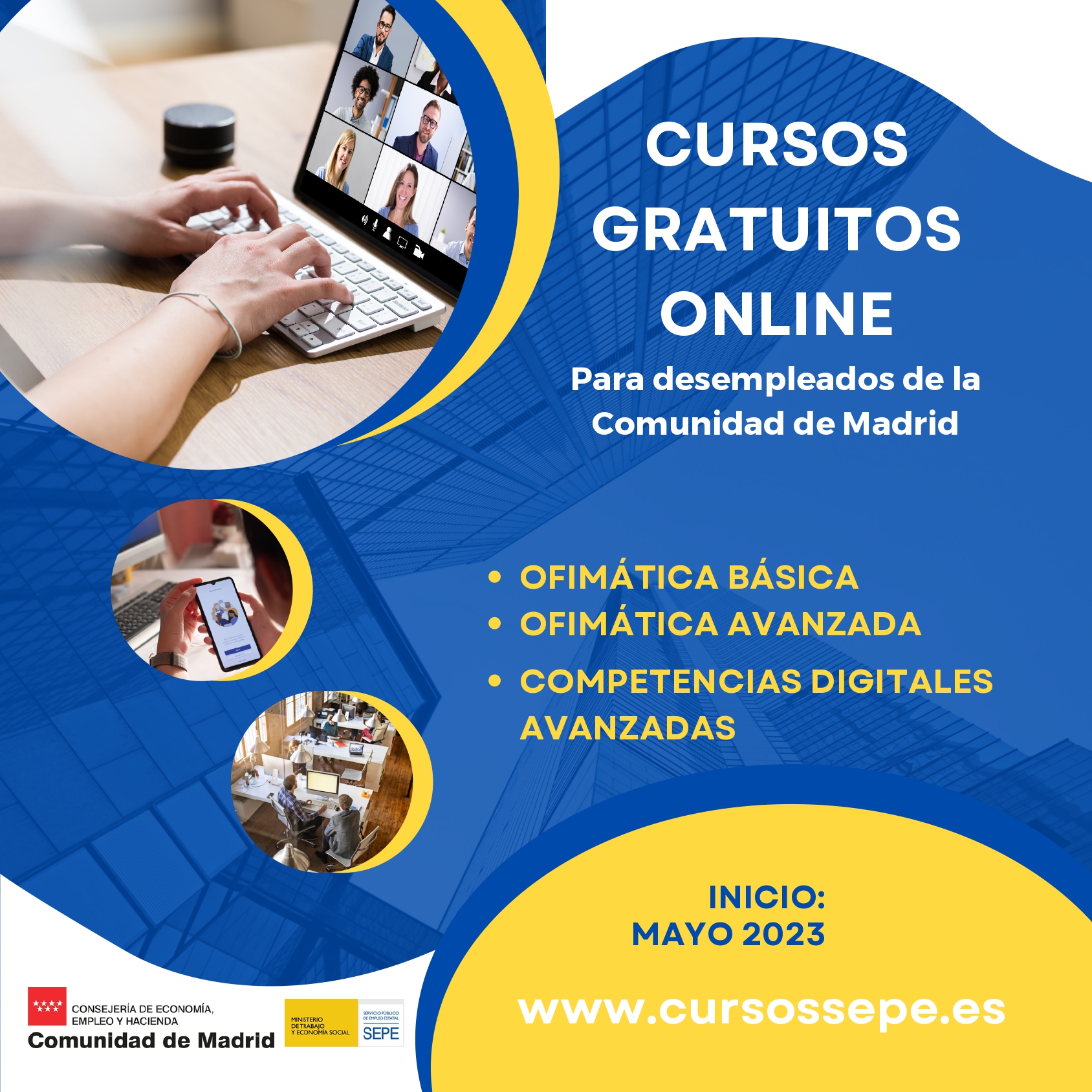 Cursos gratuitos online para desempleados de la Comunidad de Madrid ...