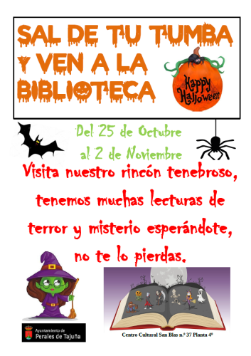 En Halloween ven a la Biblioteca