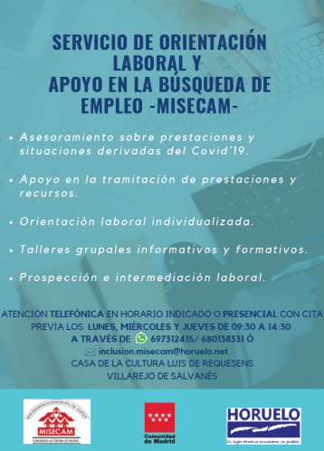 Servicio de Orientación Laboral y Apoyo en la Búsqueda de Empleo