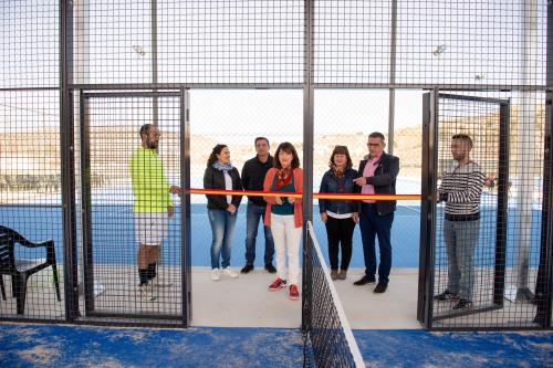 Perales de Tajuña estrena dos nuevas pistas de pádel y tenis 