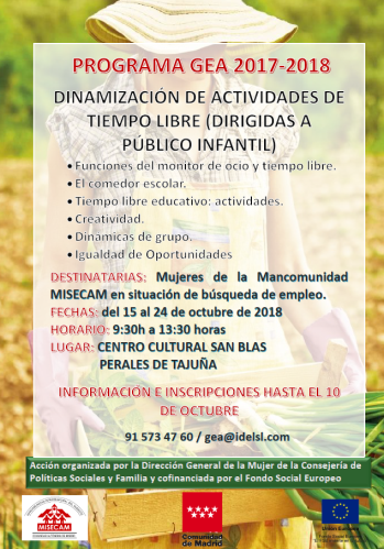 Curso de Dinamización de Actividades de Tiempo Libre (dirigidas al público infantil)