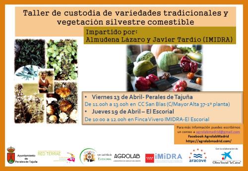 Taller de custodia de variedades tradicionales y vegetación silvestre comestible