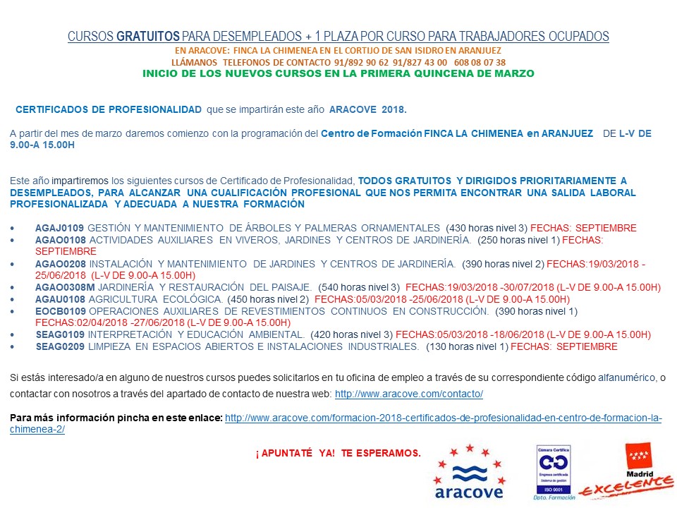 Certificados-Profesionalidad-Aracove