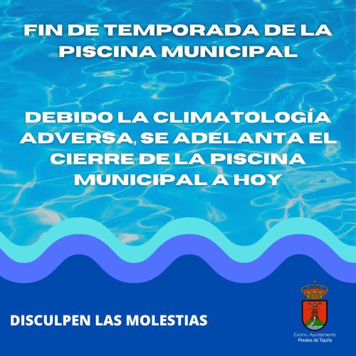 Cierre temporada Piscina Municipal