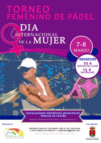 Torneo Femenino de Pádel, Día Internacional de la Mujer