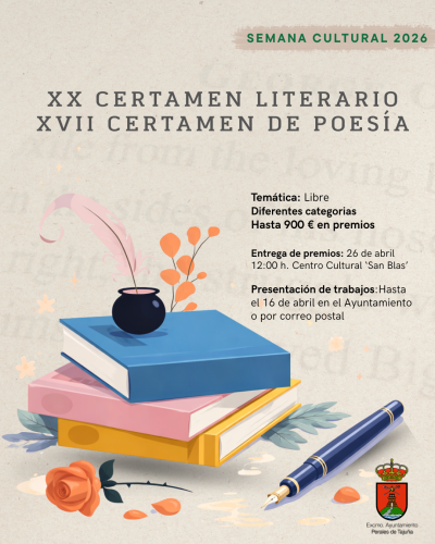 Certámenes Literario y de Poesía 2026