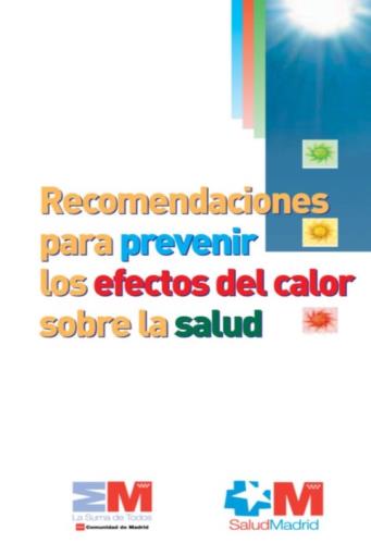 Recomendaciones altas temperaturas y salud